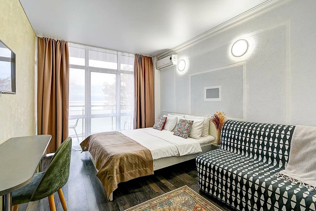 Комфорт 4-местный 1-комнатный (с террасой, вид на море)