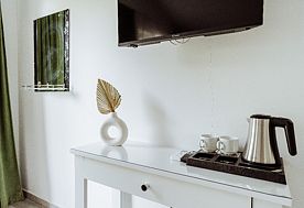 1-мест. (разм. в 2-мест.) станд. в домиках (тип 1), Пансионат Ривьера, Пицунда