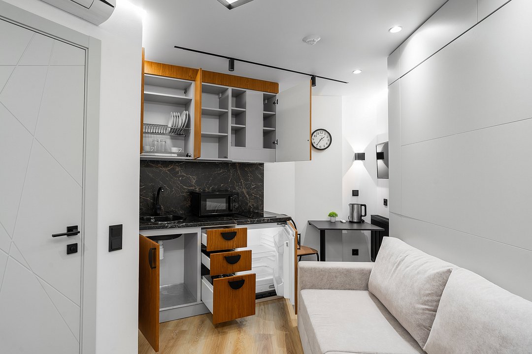 Апартаменты 2-местный 1-комнатный (без окна)