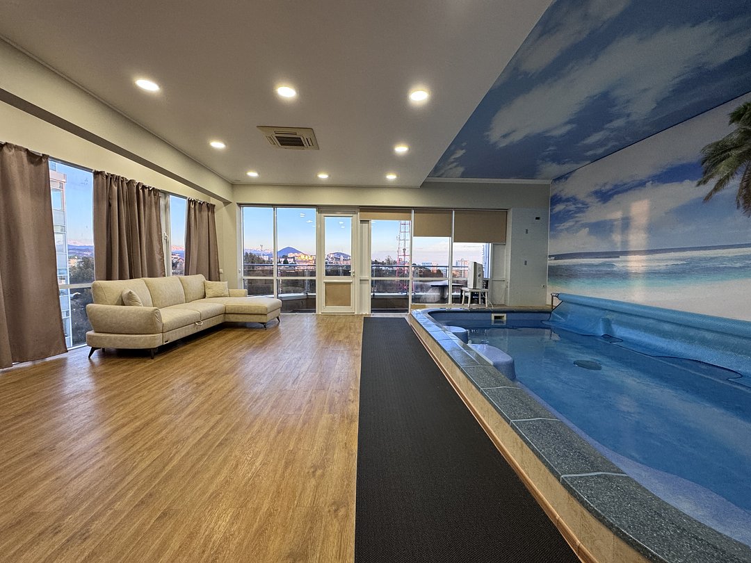 Апартаменты 6-местный 5-комнатный (с бассейном и сауной)