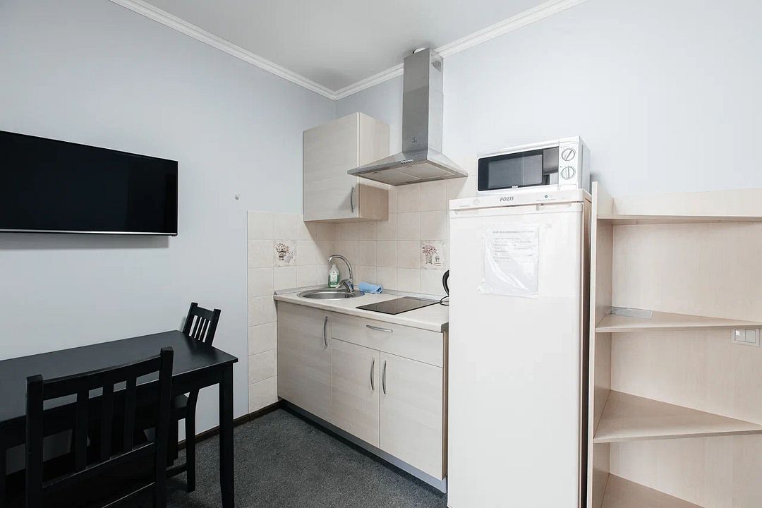 Студио 3-местный 1-комнатный