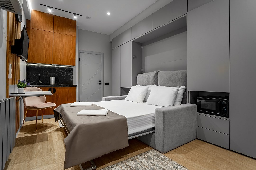 Апартаменты Выгодный 2-местный 1-комнатный (без окна)