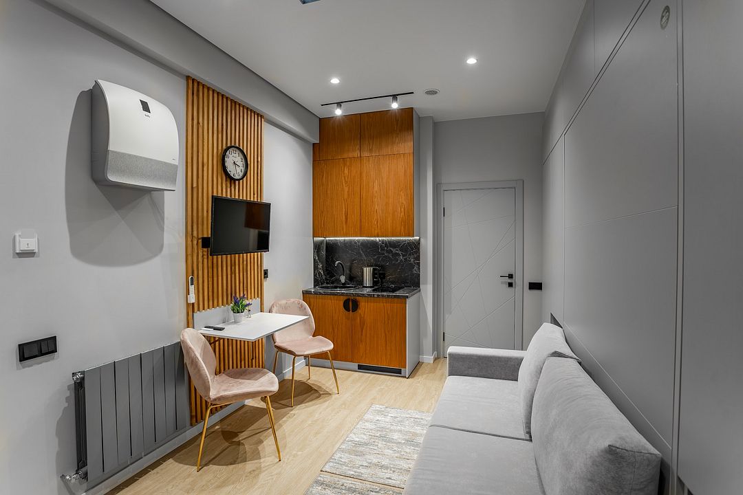 Апартаменты Выгодный 2-местный 1-комнатный (без окна)