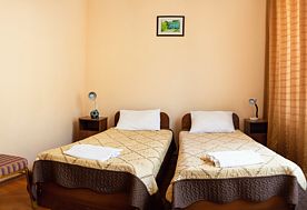 1-мест. (разм. в 2-мест.) станд. (на море), корп. 2, Пансионат Сосновая роща, Пицунда
