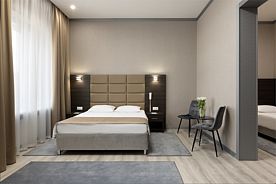 Семейный трехместный номер с кроватью «Queen-size», Отель Parallel Congress by Stellar Hotels, Krasnodar, Краснодар