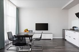 Апартаменты с кухней и кроватью «King-size», Отель Parallel Congress by Stellar Hotels, Krasnodar, Краснодар