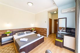 КОМФОРТ DOUBLE  Комфорт (2х-местный однокомнатный стандарт), Отель Марко Поло, Анапа