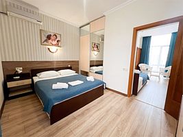 Семейный номер (2x-комнатный 3x-местный номер), Отель Марко Поло, Анапа