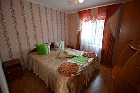 Полулюкс двухкомнатный  с кухней на втором этаже, Пансионат Баракат, Приветное