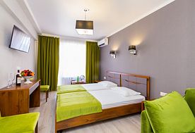 1-мест. (разм. в 2-мест.) станд., Пансионат Литфонд, Пицунда