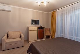 1-мест. (разм. в 2-мест.) 1-комн., малый корп., Пансионат Литфонд, Пицунда