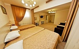 Семейный Цоколь без балкона корпус 4 (1 этаж), Пансионат Кристалл-Уют, Анапа