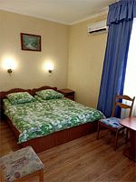 Номер без балкона - двуспальная кровать, Отель Чайка, Анапа