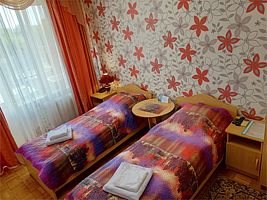 Номер - 2 кровати, Отель Якорь, Анапа