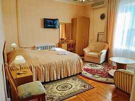 Номер с двуспальной кроватью без балкона, Отель Якорь, Анапа