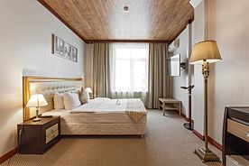 Стандартный номер с одной двуспальной кроватью, Отель Мандарин, Москва