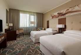 1-мест. (разм. в 2-мест.) классический TWIN, Отель Sheraton Skypoint  Luxe Hotel, Клинский район