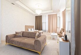 1-мест. (разм. в 2-мест.) люкс, Гостиница Эмир, Дербент