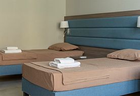 1-мест. (разм. в 2-мест.) станд. (вид на бассейн), Отель Magrib Caspiy, село Зеленоморск
