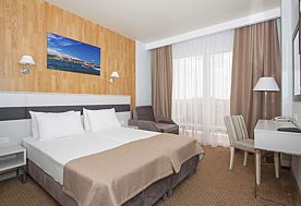 1-мест. (разм. в 2-мест.) станд. (вид на море), Курортный отель Санмаринн, Анапа