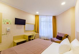1-мест. (разм. в 2-мест.) 1-комн. комфорт, Отель Династия, Орджоникидзе