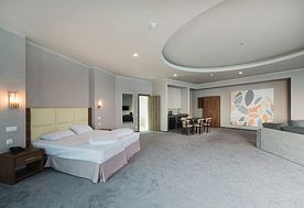 1-мест. (разм. в 2-мест.) люкс студио Морской, корп. "SEA GARDEN", СПА-отель More SPA & Resort , Алушта