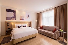 1-мест. (разм. в 2-мест.) делюкс TWIN, Отель Courtyard by Marriott Sochi Krasnaya Polyana Hotel, Эстосадок