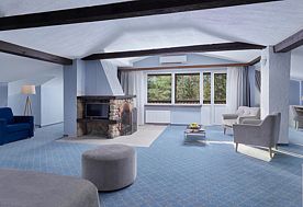 2-мест.(разм. в 4-мест.) люкс "Кантри" с камином, СПА-отель COUNTRY RESORT, Вербилки
