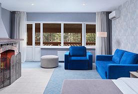 3-мест.(разм. в 4-мест.) 1-комн. люкс с камином, СПА-отель COUNTRY RESORT, Вербилки