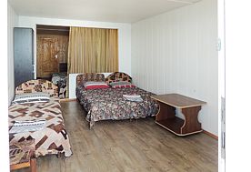 3-мест. студио на пляже, Пансионат Солнечный, Холодная речка