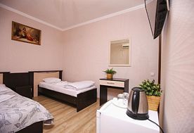 2-мест.(разм. в 3-мест.) станд. эконом, Отель Альбатрос, Адлер