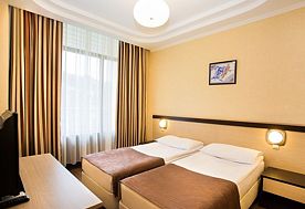 1-мест. (разм. в 2-мест.) станд. (вид на реку), корп. Арена, Санаторий Мыс Видный , Сочи