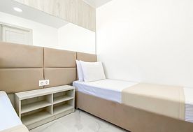 1-мест. (разм. в 4-мест.) апартаменты (вид на море), Отель Морская резиденция , Щёлкино