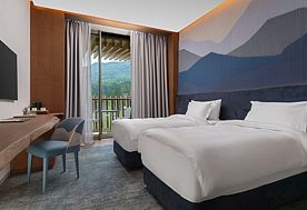 2-мест. делюкс твин (вид на горы), Курортный отель Манжерок 5 звезд, Майминский