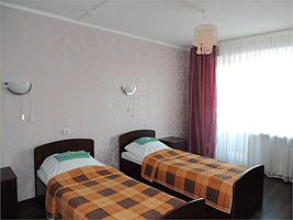 Трехместный с балконом эконом, Гостиница Патриот, Калининград