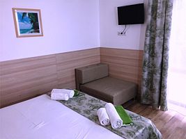 «Комфорт» с террасой, вид на пляж, 1 этаж, Гостиница Фантазия, Анапа