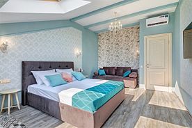 Апартаменты Делюкс с видом на море (2 комнаты, 56 кв.м), Апартаменты «Sea Breeze & SPA», Геленджик