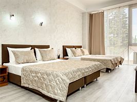 СТУДИЯ с панорамными окнами и видом на горы, Отель Greek House, Красная поляна