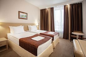 Двухместный стандарт с раздельными кроватями, Гостиница BISHOTEL Липецк, Липецк