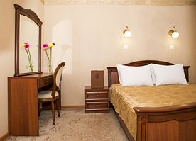 Двухместный номер Deluxe с видом на город двуспальная кровать, Гостиница Русь, Иркутск