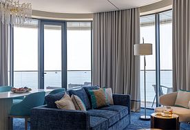 1-мест. (разм. в 2-мест.) джуниор сюит на пляже, СПА-отель Luciano Hotel&SPA Sochi, Сочи
