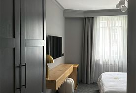 1-мест. станд. мини (вид во двор), Отель Mr. Justs Hotel, Зеленоградск