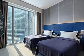 Studio Comfort Apartment с 2 односпальными кроватями, Апарт-отель Даймонд Москва-Сити, Москва