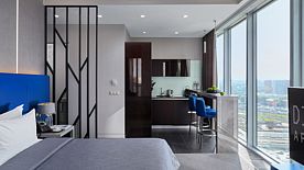 Corner Studio Apartment, Апарт-отель Даймонд Москва-Сити, Москва