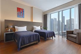 Grand Apartment с 2 односпальными кроватями, Апарт-отель Даймонд Москва-Сити, Москва