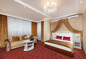 1-мест. (разм. в 2-мест.) комфорт с балк., Отель Богемания, Анапа