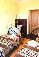 1-мест. (разм. в 2-мест.) частич. удобства, корп.1, 3, Отель Ателика Горизонт Алушта, Алушта