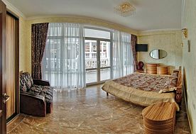 2-мест. 2-комн. апартаменты, Отель Александрия, Ялта