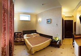 1-мест. (разм. в 2-мест.) эконом-стандарт, Отель Александрия, Ялта