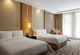 1-мест. (разм. в 2-мест.) делюкс твин (вид на горы), Отель Sochi Marriott Krasnaya Polyana, Красная поляна